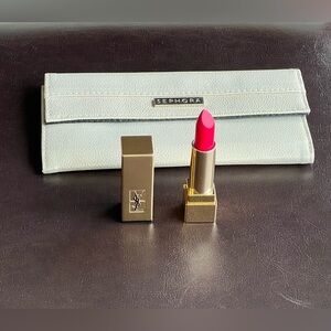 Brand new YSL Rouge Pur Couture The Mats 3.8g+a Bonus makeup brushese bag